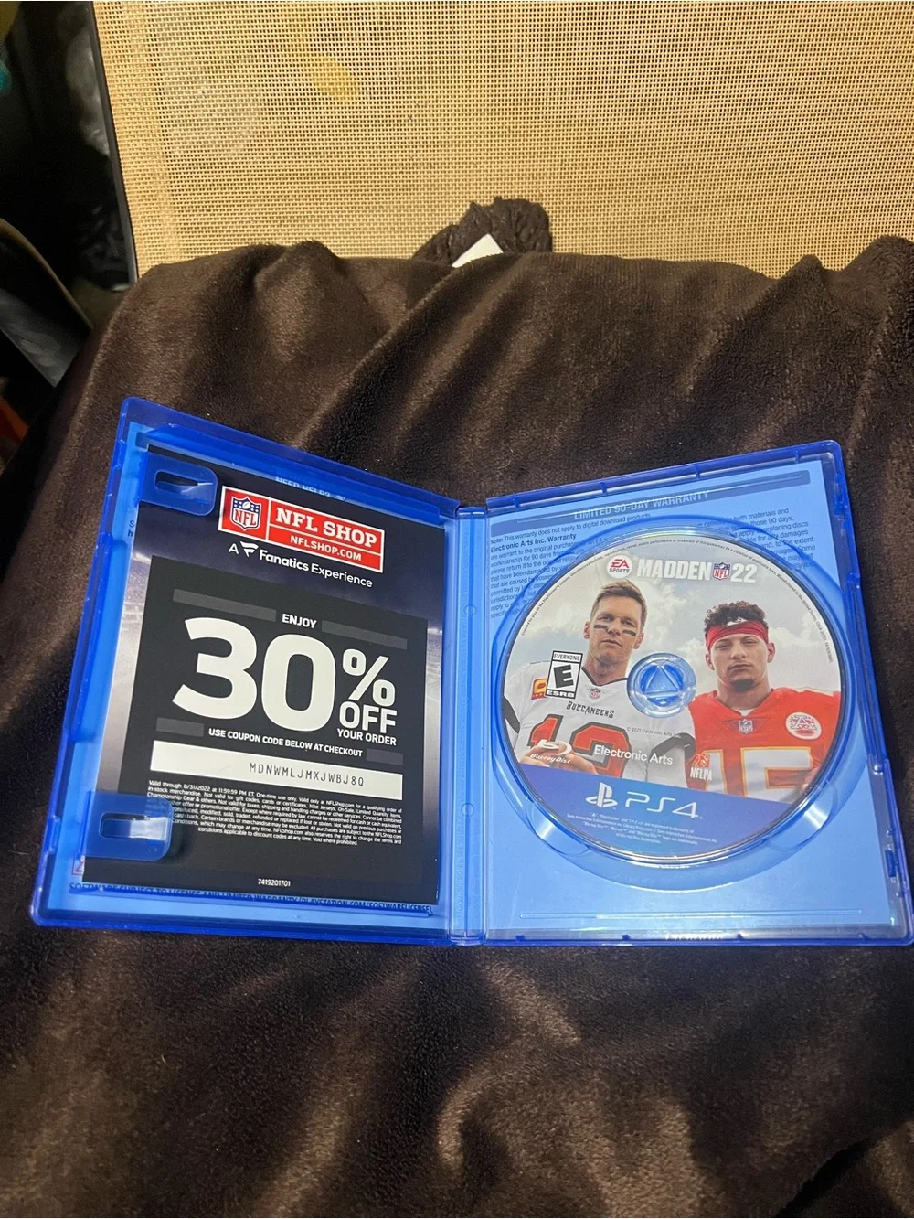 Madden NFL 22 PS4 Video Game - Blue